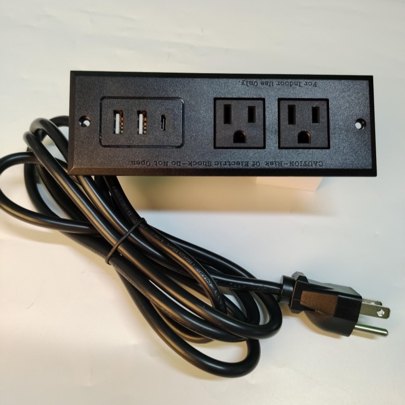 【嵌入式隱形設(shè)計(jì)】多功能排插電源：重新定義家居辦公用電美學(xué)